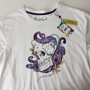 Robert Graham Monster Skull Graphic T-shirt tee Mens XL New classic fit